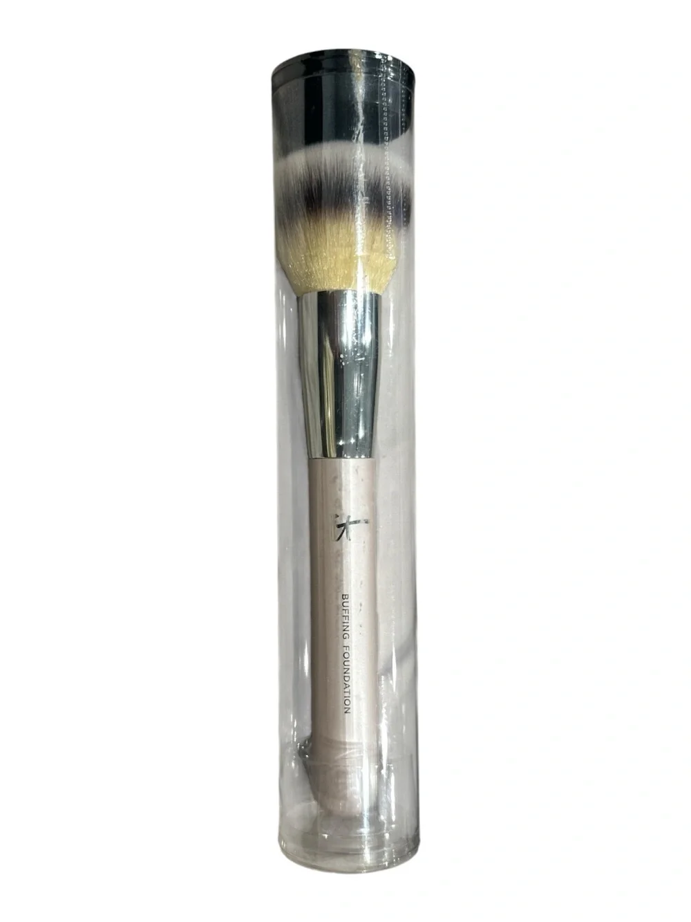 NIB IT Cosmetics Heavenly Luxe Buffing Foundation Brush Pink Handle Sealed